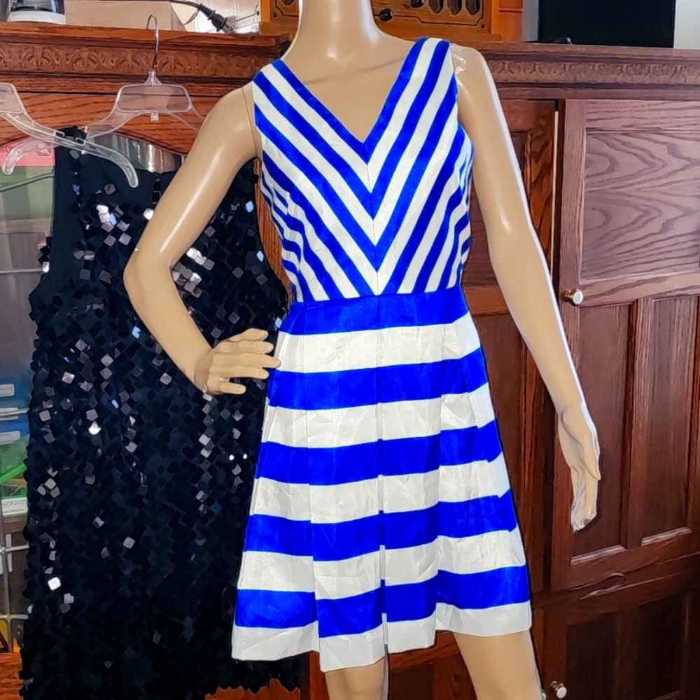 NWT Kim by Kim Rogers Retro Wash and Wear Pin up Style Dress